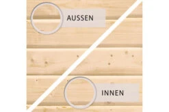 KARIBU Gartenhaus Kerko 3, Naturbelassen, Fichtenholz 19mm, 508 X 217 X 211 Cm, Flachdach, Anbau 2,4m Mit Rückwand -MBM Verkäufe 30544 1 04.jpg