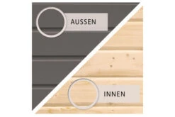 KARIBU Gartenhaus Amberg 4, Terragrau, Fichtenholz 19mm, 272 X 246 X 209 Cm, Satteldach, Doppelflügeltür -MBM Verkäufe 30553 2 04.jpg