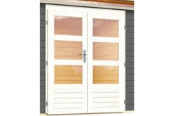 KARIBU Gartenhaus Kandern3 , Terragrau, Fichtenholz 28mm, 522,5 X 244 X 222 Cm, Pultdach, Anbau 2,35m Mit Rückwand 12 KARIBU Gartenhaus Kandern3 , Terragrau, Fichtenholz 28mm, 522,5 X 244 X 222 Cm, Pultdach, Anbau 2,35m Mit Rückwand -MBM Verkäufe 30555 2 03.jpg