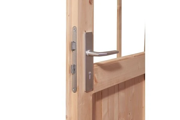 KARIBU Gartenhaus Northeim 3, Naturbelassen, Fichtenholz 40mm, 664 X 309 X 229 Cm, Pultdach, Anbau 3m Mit Rückwand 3 KARIBU Gartenhaus Northeim 3, Naturbelassen, Fichtenholz 40mm, 664 X 309 X 229 Cm, Pultdach, Anbau 3m Mit Rückwand – Bild 3