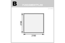 KARIBU Gartenhaus Bastrup 2, Anthrazit, Fichtenholz 28mm, 237 X 237 X 220 Cm, Pultdach, Eco Doppelflügeltür -MBM Verkäufe 30562 1 07.jpg