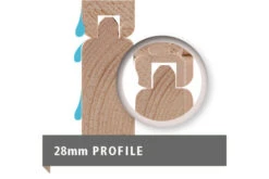 KARIBU Gartenhaus Bastrup 7 , Anthrazit, Fichtenholz 28mm, 674 X 297 X 222 Cm, Pultdach, Anbau 3m Mit Rückwand -MBM Verkäufe 30566 10 08.jpg