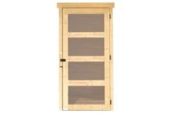 KARIBU Mittelwandhaus Mühlentrup 2, Naturbelassen, Fichtenholz 19mm, 428 X 272 X 212 Cm, Flachdach -MBM Verkäufe 30572 1 03.jpg