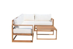 OUTFLEXX Ecklounge, Hellgrau, FSC-Akazienholz/Textil, Für 5 Personen, Inkl. Tisch Und Polster -MBM Verkäufe 30791 06.jpg