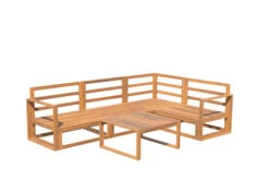 OUTFLEXX Ecklounge, Hellgrau, FSC-Akazienholz/Textil, Für 5 Personen, Inkl. Tisch Und Polster -MBM Verkäufe 30791 09.jpg