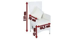 OUTFLEXX 2er-Set Sessel, Weiß, Polyrattan, Lehne Beliebig Verstellbar, Inkl. Kissen -MBM Verkäufe 3332 05.jpg