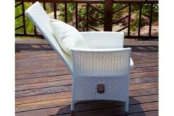 OUTFLEXX 2er-Set Sessel, Weiß, Polyrattan, Lehne Beliebig Verstellbar, Inkl. Kissen -MBM Verkäufe 3332 06.jpg