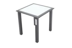 VILLANA 2er-Set Sonnenliegen, Anthrazit/grau, Alu/Textil, 198x66x32cm, Mit Beistelltisch 45x45cm -MBM Verkäufe 3 13885.jpg