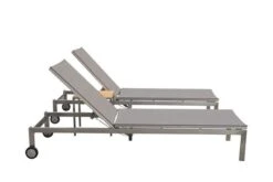 OUTFLEXX 2er-Set Rollliege, Taupe, Edelstahl/Teak, 212x71x36cm, Mit Beistelltisch 45x45cm -MBM Verkäufe 3 14171.jpg