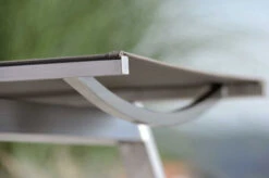 STERN Allround Rollenliege, Silber/taupe, Edelstahl/Textil, 200x71x38 Cm, Verstellbare Rückenlehne -MBM Verkäufe 3 15897 1.jpg