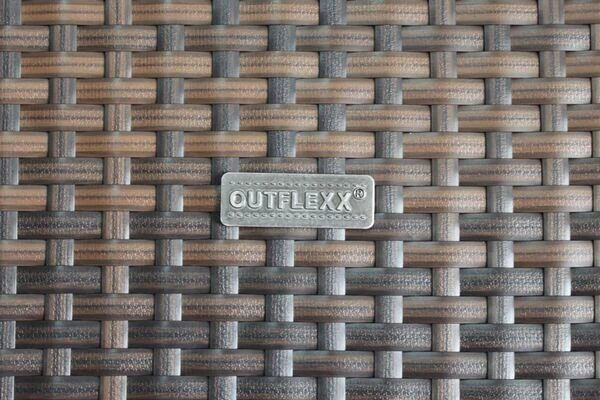 OUTFLEXX Loungemöbel-Set, 5 Pers, Braun Marmoriert, Polyrattan, Wasserfeste Kissenbox, Inkl. Loungetisch 3 OUTFLEXX Loungemöbel-Set, 5 Pers, Braun Marmoriert, Polyrattan, Wasserfeste Kissenbox, Inkl. Loungetisch – Bild 3