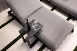 OUTFLEXX Beistelltisch, Schwarz, Aluminium, 48 X 32 X 53 Cm, U-Form -MBM Verkäufe 3 16083.jpg