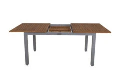 VILLANA Ausziehtisch, FSC-Akazienholz / Aluminium, Silber,150/200 X 90 X 74 Cm -MBM Verkäufe 3 16456.jpg