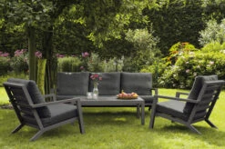 SIENA GARDEN Belia Loungesessel, Matt-anthrazit, Aluminium, 79x91x81 Cm, Inkl. Polster Dunkelgrau -MBM Verkäufe 3 17147 1.jpg