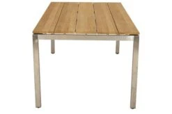 Ploß Brooklyn Tisch, Edelstahl/Teakholz, Gebürstet, 220x100cm -MBM Verkäufe 3 17617.jpg