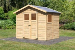 KARIBU Gartenhaus Dalin 1, Fichtenholz 14 Mm, Naturbelassen, Ca. 4,4 M² -MBM Verkäufe 3 17838.jpg