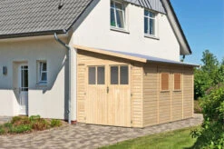 KARIBU Gartenhaus Bomlitz, Fichtenholz 19 Mm, Naturbelassen -MBM Verkäufe 3 17864 3.jpg