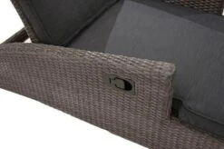 Ploß Rocking Comfort Rollliege, Grau/braun-meliert, Polyrattan, 195x65x42cm, Verstellbar, Hohe Sitzhöhe -MBM Verkäufe 3 18208.jpg