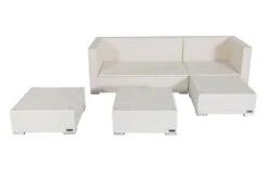 OUTFLEXX Loungemöbel-Set, Weiß, Polyrattan, 5 Personen, Wasserfeste Kissenbox, Inkl. Kaffeetisch -MBM Verkäufe 3 18228 BOX B.jpg