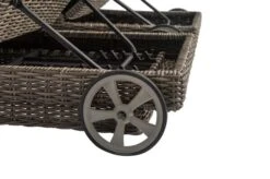 OUTFLEXX Rollliege, Grau, Polyrattan, 200x70x27,5cm, Rückenlehne 5-fach Verstellbar -MBM Verkäufe 3 18367.jpg