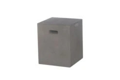 OUTFLEXXHocker, Grau, Faserzement, 35 X 35 X 46 Cm Glatte Oberfläche, Würfeldesign, Mit Griffmulden -MBM Verkäufe 3 18580.jpg