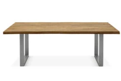 OUTFLEXX Esstisch, Natur, Edelstahl & Recycled FSC-Teak, 200 X 100 Cm, Baumkante -MBM Verkäufe 3 20355.jpg