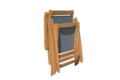 OUTFLEXX Stuhl, Natur/grau, FSC-Akazienholz/Textilene, 60x71x107,5cm, Oil Finished, Klappbar -MBM Verkäufe 3 20635.jpg