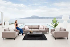 OUTFLEXX Lazy Loungeset, 3907 Taupe Chine, Alu/Sunbrella, Bis Zu 5 Personen, Inkl. Dekokissen -MBM Verkäufe 3 20817.jpg