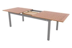 DOPPLER Expert Esstisch, Silber/Holzoptik, Aluminium, 220-280x100 Cm, Ausziehbar -MBM Verkäufe 3 20900.jpg