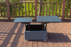 OUTFLEXX Loungetisch, Flanelle, Alu/Sunbrella, 78/157 X 78 X 37/64 Cm, Höhenverstellbar -MBM Verkäufe 3 21011.jpg