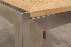 OUTFLEXX Esstisch, Edelstahl/FSC-Teakholz, 200x90cm -MBM Verkäufe 3 7101 4.jpg