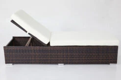OUTFLEXX 2er-Set Sonnenliegen, Braun Marmoriert, Polyrattan, Je 200x70x45cm, Mit Beistelltisch -MBM Verkäufe 3 7761.jpg