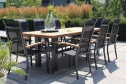 HARTMAN Alice Stapelsessel, Xerix/schwarz, Alu/4x4 Textilen, Mit FSC Teak-Armlehnen 6 HARTMAN Alice Stapelsessel, Xerix/schwarz, Alu/4x4 Textilen, Mit FSC Teak-Armlehnen -MBM Verkäufe 4 11087.jpg