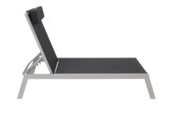 VILLANA Gartenliege, Silber/schwarz, Aluminium/Textil, 198 X 60 X 32 Cm, Verstellbar 13 VILLANA Gartenliege, Silber/schwarz, Aluminium/Textil, 198 X 60 X 32 Cm, Verstellbar -MBM Verkäufe 4 13400.jpg