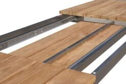 OUTFLEXX Ausziehtisch, FSC-Teakholz/Edelstahl, Plattenstärke 30mm, 220/340x100cm -MBM Verkäufe 4 13486.jpg