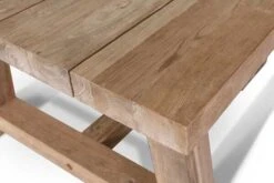 OUTFLEXX Esstisch XXL, Natur, Recyceltes FSC®-Teakholz, 220x110cm, Rustikal Gebürstet, Tischplattenstärke 4cm -MBM Verkäufe 4 15864.jpg