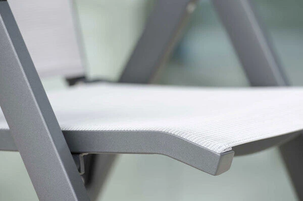 STERN New Top Klappsessel, Anthrazit/silber, Aluminium/Textil, 75x60x113 Cm, Rückenlehne Verstellbar, Klappbar 4 STERN New Top Klappsessel, Anthrazit/silber, Aluminium/Textil, 75x60x113 Cm, Rückenlehne Verstellbar, Klappbar – Bild 4