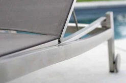 STERN Allround Rollenliege, Silber/taupe, Edelstahl/Textil, 200x71x38 Cm, Verstellbare Rückenlehne -MBM Verkäufe 4 15897 1.jpg