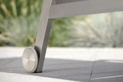 STERN Allround Rollenliege, Silbergrau, Edelstahl/Textil, 200x71x38 Cm, Verstellbare Rückenlehne -MBM Verkäufe 4 15897 2.jpg