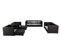OUTFLEXX Loungemöbel-Set, Braun, Polyrattan, Für 9 Personen, Wasserfeste Kissenbox -MBM Verkäufe 4 1599 BOX A.jpg