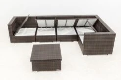 OUTFLEXX Loungemöbel-Set, 5 Pers, Braun Marmoriert, Polyrattan, Wasserfeste Kissenbox, Inkl. Loungetisch 13 OUTFLEXX Loungemöbel-Set, 5 Pers, Braun Marmoriert, Polyrattan, Wasserfeste Kissenbox, Inkl. Loungetisch -MBM Verkäufe 4 16064 BOX D.jpg