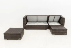 OUTFLEXX Loungemöbel-Set, Braun Marmoriert, 5 Pers, Polyrattan, Wasserfeste Kissenbox -MBM Verkäufe 4 16068 BOX A.jpg