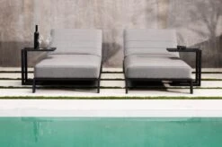 OUTFLEXX Beistelltisch, Schwarz, Aluminium, 48 X 32 X 53 Cm, U-Form -MBM Verkäufe 4 16083.jpg