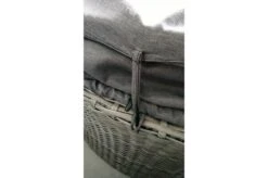 OUTFLEXX Sonneninsel, Grau, Polyrattan, Halbrund, 193 X 104 X 74 Cm, Hocker Drehbar, Dach Klappbar -MBM Verkäufe 4 16110.jpg