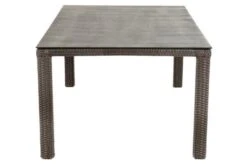 Ploß Rocking Comfort Dining Tisch, Grau/braun-meliert, Polyrattan, 180x110 Cm, Glasplatte Steinoptik -MBM Verkäufe 4 18209.jpg