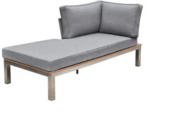 OUTFLEXX Loungemöbel, Silber/grau, Edelstahl/FSC-Teakholz/Textil, Für 4 Personen, Inkl. Kaffeetisch -MBM Verkäufe 4 18298.jpg