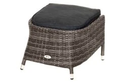 Ploß Rocking Dining Sessel, Grau/braun-meliert, Polyrattan, Verstellbar, Mit Fußhocker -MBM Verkäufe 4 18832.jpg