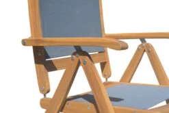 OUTFLEXX Stuhl, Natur/grau, FSC-Akazienholz/Textilene, 60x71x107,5cm, Oil Finished, Klappbar -MBM Verkäufe 4 20635.jpg