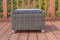 OUTFLEXX Hocker, Grau, Polyrattan, 54 X 63 X 41 Cm, Inkl. Polster -MBM Verkäufe 4 20657.jpg