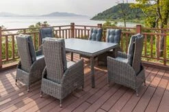 OUTFLEXX Dining Tisch, Grau, Polyrattan, 180 X 120 Cm, Tischplatte Spraystone, 8mm 11 OUTFLEXX Dining Tisch, Grau, Polyrattan, 180 X 120 Cm, Tischplatte Spraystone, 8mm -MBM Verkäufe 4 20658.jpg